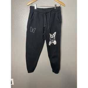 Cloak Hidden In Plain Sight logo W/Butter Flies sweatpants Women's Size Med
